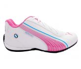 Tênis Feminino Puma BMW Motorsport Branco e Rosa MOD:12205