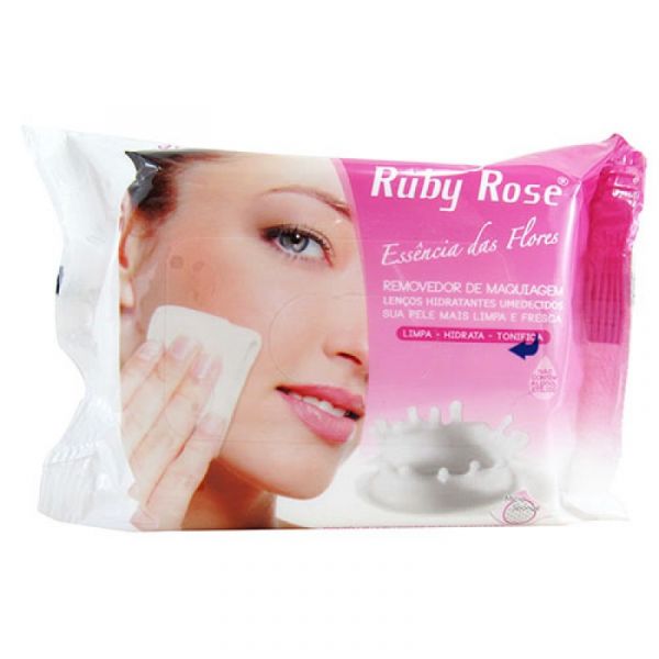 Lenço Umedecido Removedor de Maquiagem - Ruby Rose