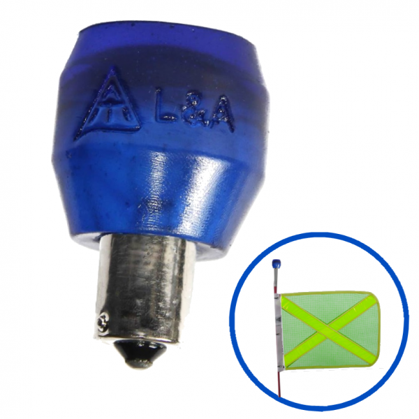 Led Resinado Azul 21W 24V Bandeirola Mineração CD3787