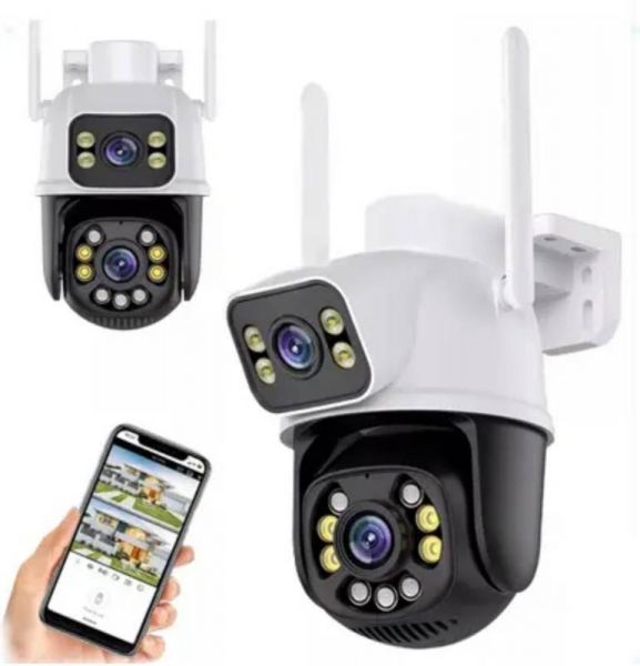 Câmera Lentes Dupla Prova D'água Ip App Yoosee Celular Wifi IT-BLUE