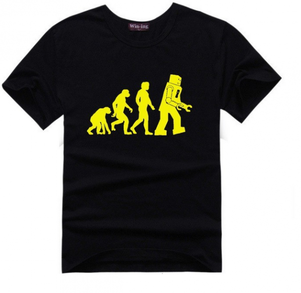Camiseta Evolução do Homem ( The Big Bng Theory)