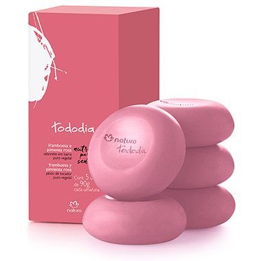 Sabonete todo dia Framboesa e Pimenta Rosa