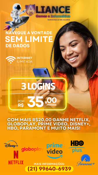 Internet 3 CHIPS por R$35