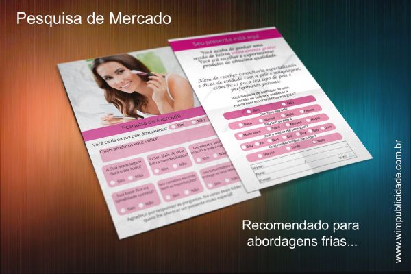 Folder Pesquisa de Mercado