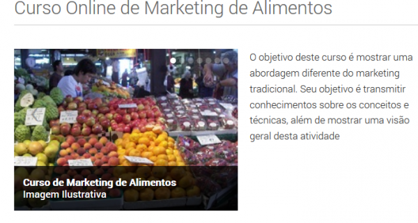 Cursos de Marketing de Alimentos