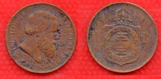 B785 - 10 Réis 1869 - Império