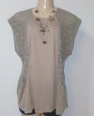 Blusa regata com renda