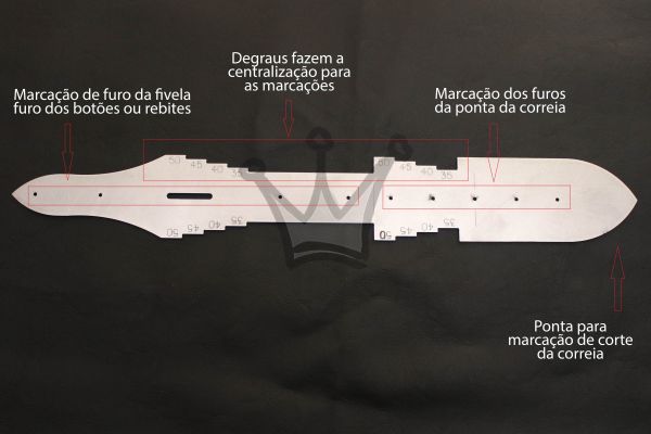 Gabarito para Cintos - Marcação e Corte