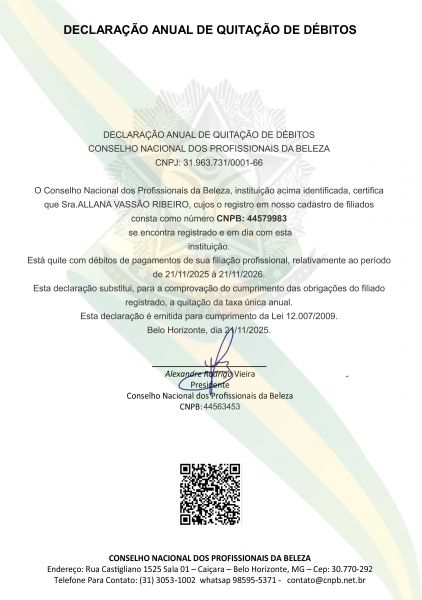 ALLANA VASSÃO RIBEIRO