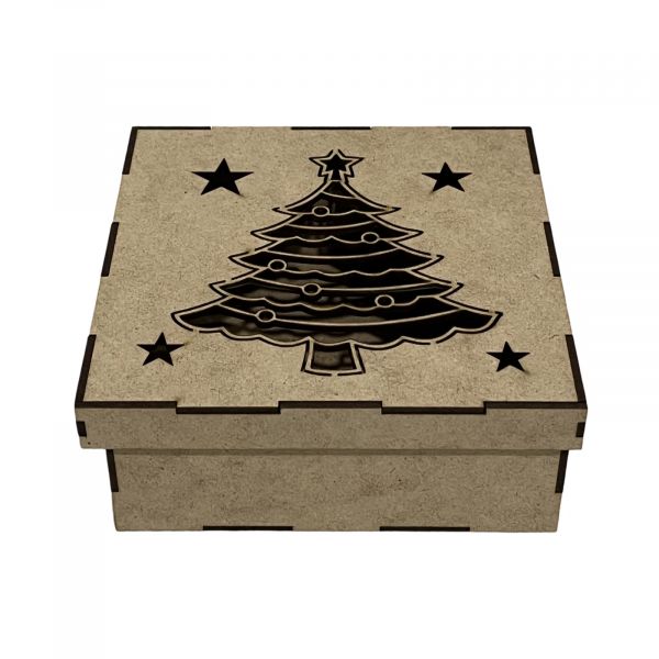 CÓD-NA04 CAIXA 15X15X6 ARVORE DE NATAL Nº2
