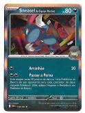 Pokemon Sneasel da Equipe Rocket Holofoil Escarlate e Violeta Rivais Predestinados