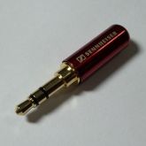 Plug P2 Vermelho Sennheiser Conector Estéreo Fone De Ouvido