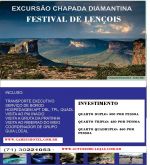 EXCURSÃO CHAPADA DIAMANTINA FESTIVAL LENCOIS