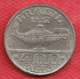 V150-2 - 400 Réis 1937 -  Tiragem  baixa 3.111.000 - Oportunidade