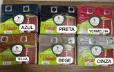 Cortina Veludo Lisa 180x270 Cores Sortidas Pena Verde