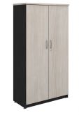 LV17 Armario Veneza Fechado 2P Ciliergio.Preto Incoflex