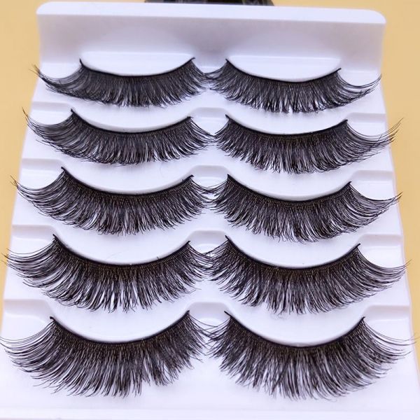 ♡ Caixa com 5 pares de Cílios Postiços