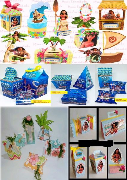 Kit De Arquivos De Corte Silhouette Moana 4+ Brinde