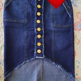 Saia Jeans com Lycra Mullet 40