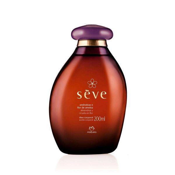 Sève Amêndoas e Flor de Ameixa óleo corporal - 200ml