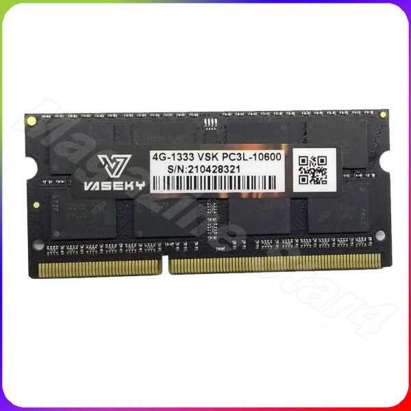 Memória Ram 4Gb para Notebook DDR3 - 1333 - 10600 - PC3L - Sodimm 204 Pinos