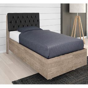 Painel Capitone Solt para Cabec Isis F86 Preto 013 Framar