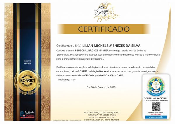 LILIAN MICHELE MENEZES DA SILVA