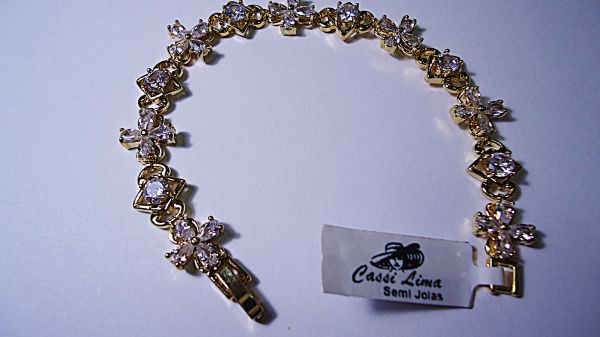 Pulseira de zirconia cód. 335