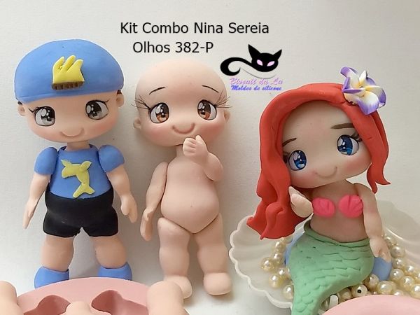 Kit Combo Nina Sereia + olhos 382P