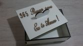 CAIXA PERSONALIZADA - MDF BRANCO 6 MM