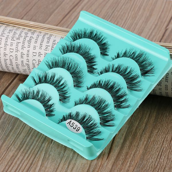 Kit com 5 Pares de Cílios Postiços