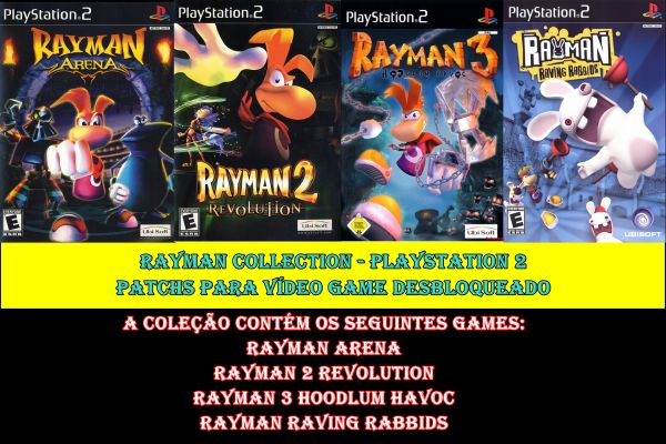 Kit Rayman Collection com 4 Jogos