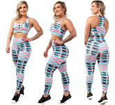 Conjunto Legging  e Top Estampada