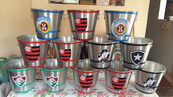 10 baldes cerveja de alumínio 9 litros