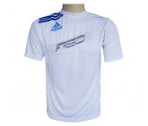 Camisa Adidas Dri Fit Branca e Azul MOD:76754 [1ª Linha]