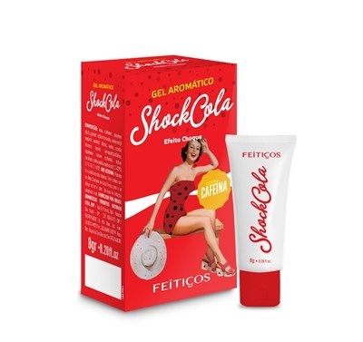 SHOCK COLA GEL BEIÁVEL ELETRIZANTE 8GR FEITIÇOS