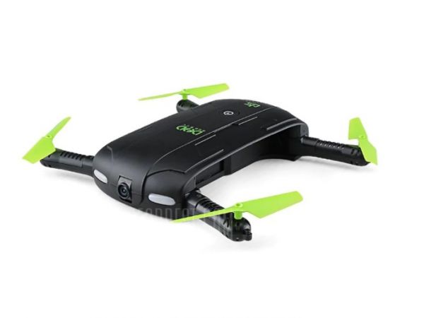 Pocket Drone DHD D5 RC dobrável - BNF - Preto - WiFi FPV / G-sensor Mode / Waypoints