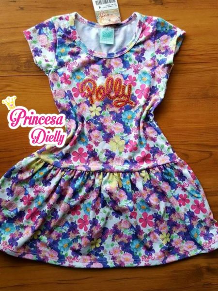 Vestido Polly Tamanho 4 e 6