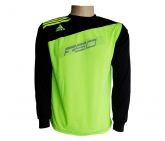 Camisa Adidas Dri Fit Manga Longa Verde e Preto
