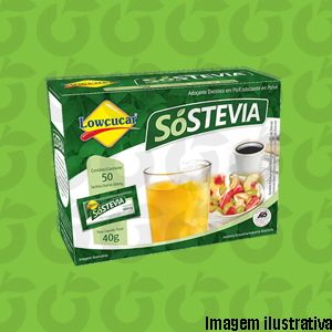 Adoçante Só Stevia 50 Sachês Lowçúcar