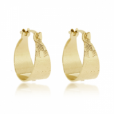 Argola gota chapa larga