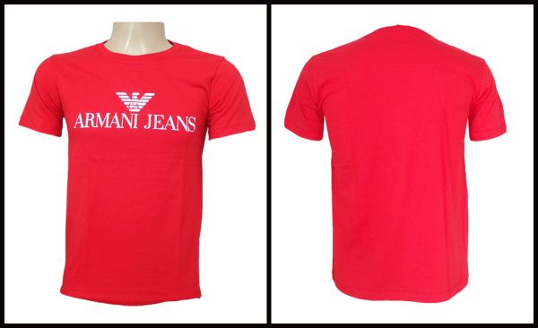 Camisa Armani Jeans Vermelha