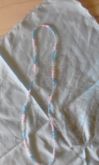 guia rosa branca azul