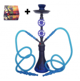 Narguilé Médio 2 Saída + Carvão De Coco + Brindes - Promoção