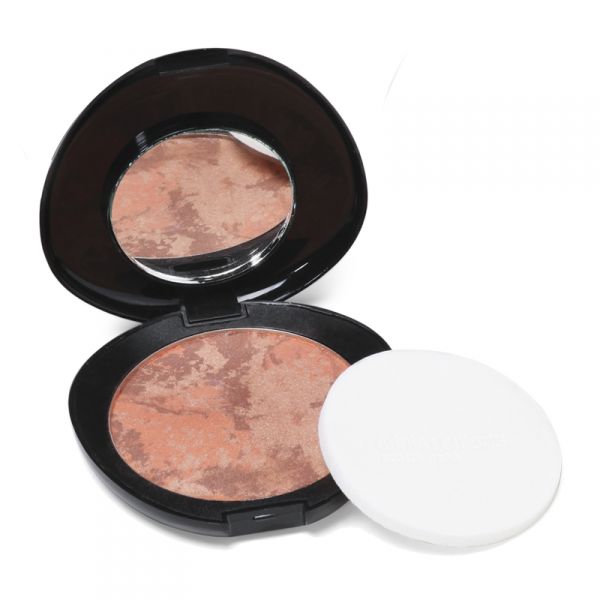 8743 AR MAQUIAGEM - MOSAICO DE BLUSH BRONZE DOURADO COM RETINOL