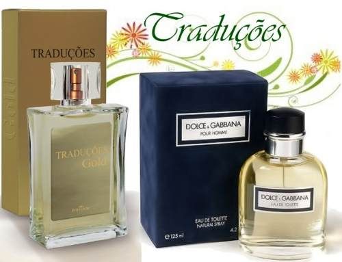 Traduções Gold nº 4 Masculino Concorrente: Dolce & Gabbana 100 ml