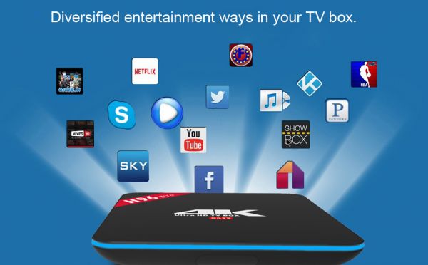 Original Box TV  H96 PRO PLUS Amlogic S912 Octa Core 3GB RAM 32GB ROM