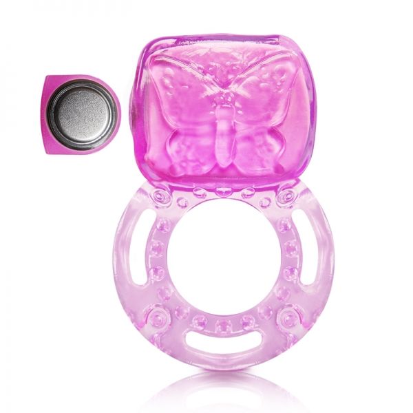 Anel Peniano Vibratório Massageador Borboleta