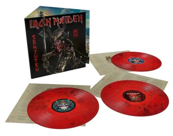 Iron Maiden - Senjutsu (03 LP's Limited Edition Red Vinyl)