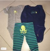 Kit 3 peças Carter's importado